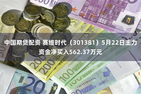 中国期货配资 赛维时代（301381）5月22日主力资金净买入562.37万元