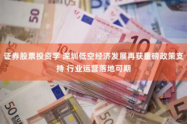 证券股票投资学 深圳低空经济发展再获重磅政策支持 行业运营落地可期
