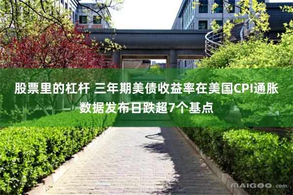 股票里的杠杆 三年期美债收益率在美国CPI通胀数据发布日跌超7个基点