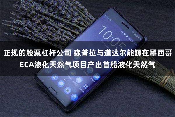 正规的股票杠杆公司 森普拉与道达尔能源在墨西哥ECA液化天然气项目产出首船液化天然气