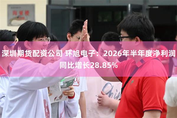 深圳期货配资公司 环旭电子:2026年半年度净利润同比增长28.85%