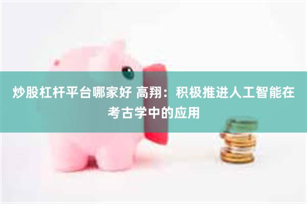 炒股杠杆平台哪家好 高翔：积极推进人工智能在考古学中的应用